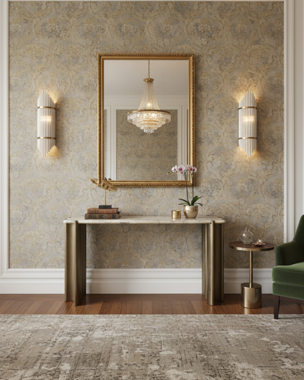 Fluto Marble Console