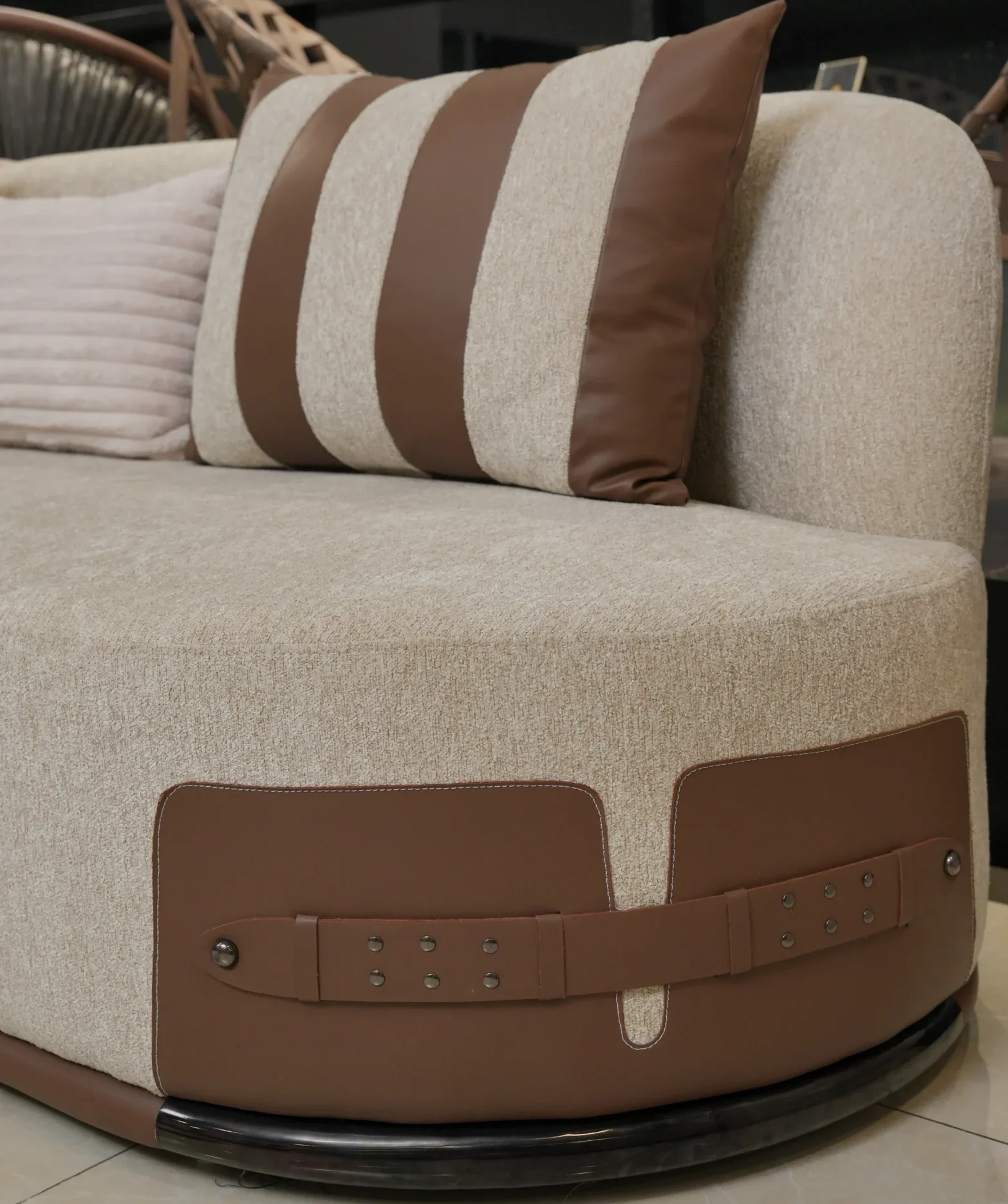 Haven Curved Sectional Sofa - Image 5