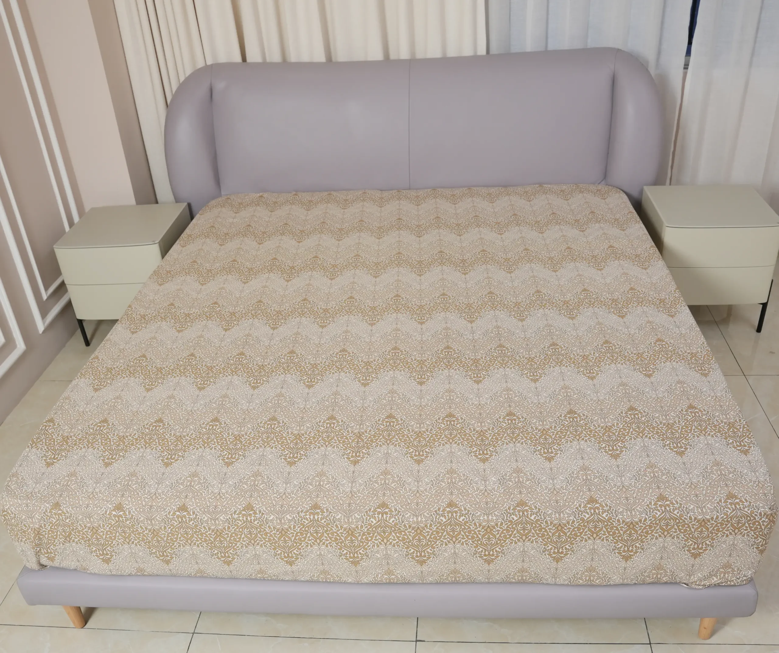 Lazio Curve Upholstered Bed - Image 2