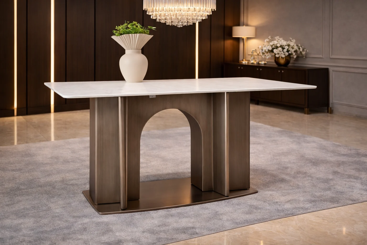 Arco Stone Console