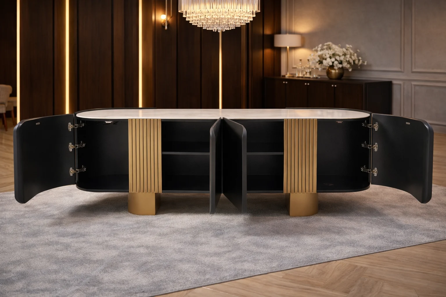 Aurelia Marble Console