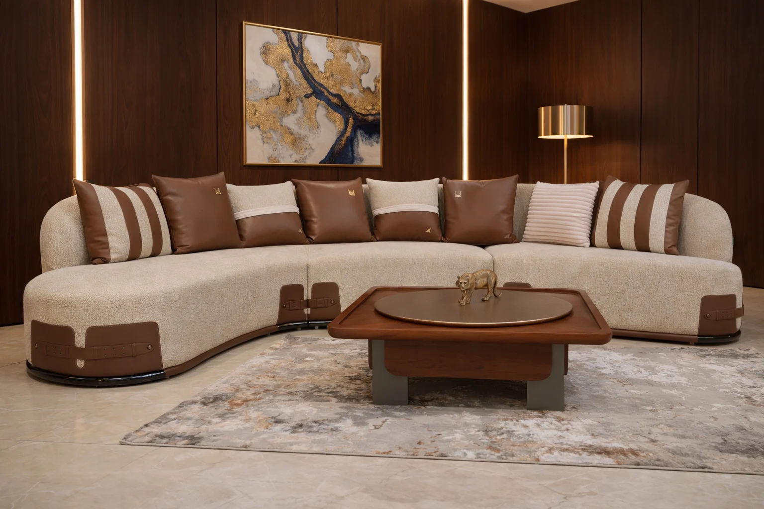Haven Curved Sectional Sofa