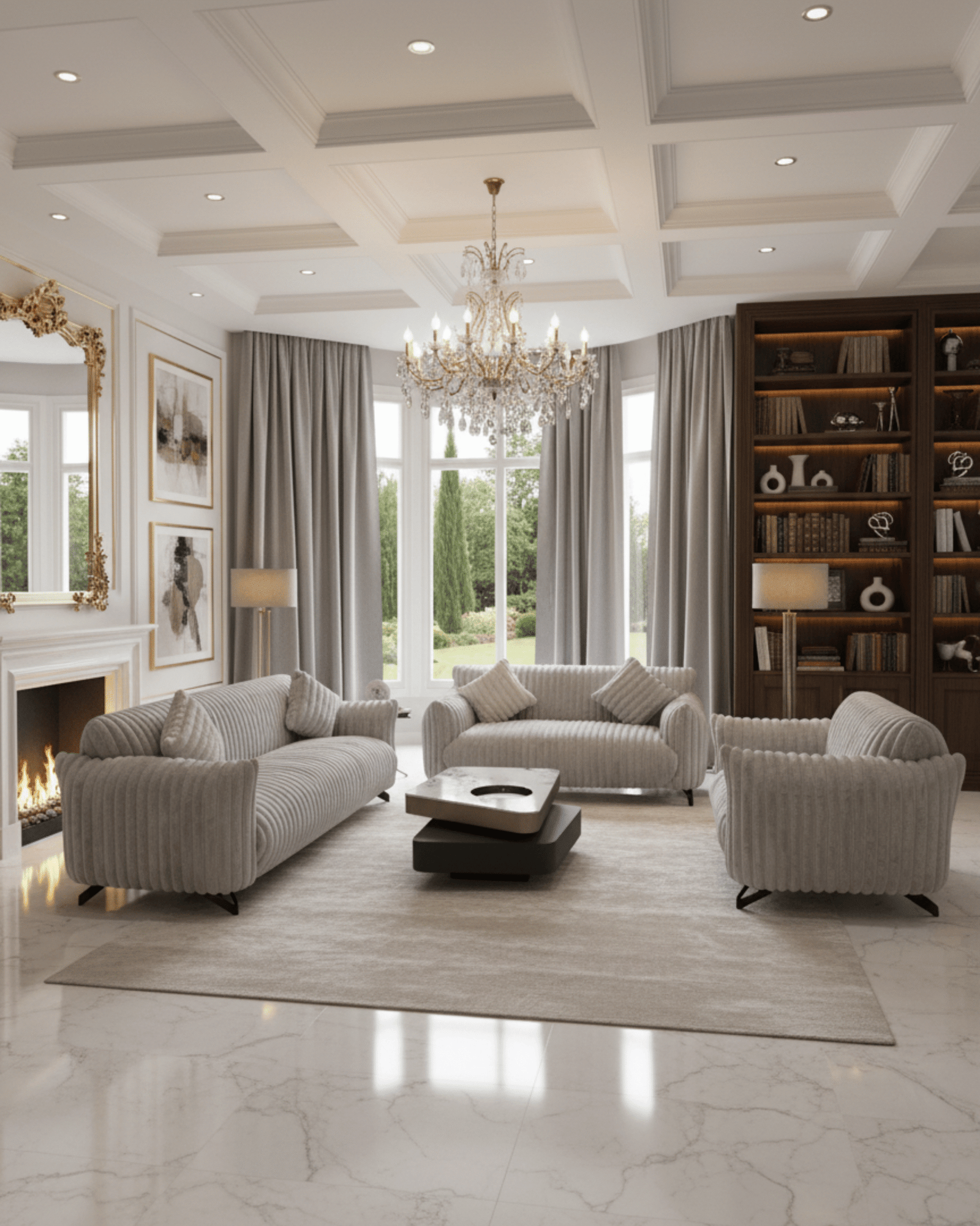 Cielo Sofa Set – Luxury Living Furniture